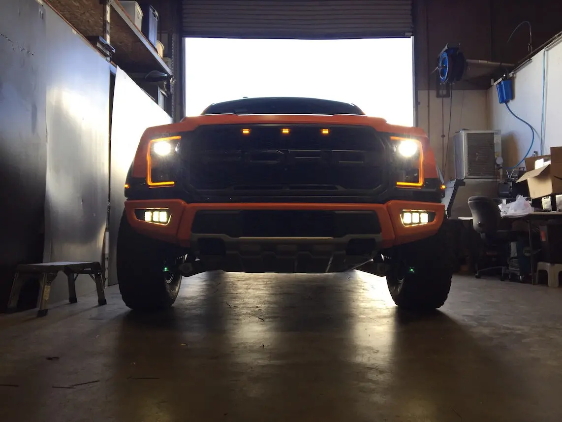 2017-2020 Ford Raptor Triple Pod Fog Light Mount 1