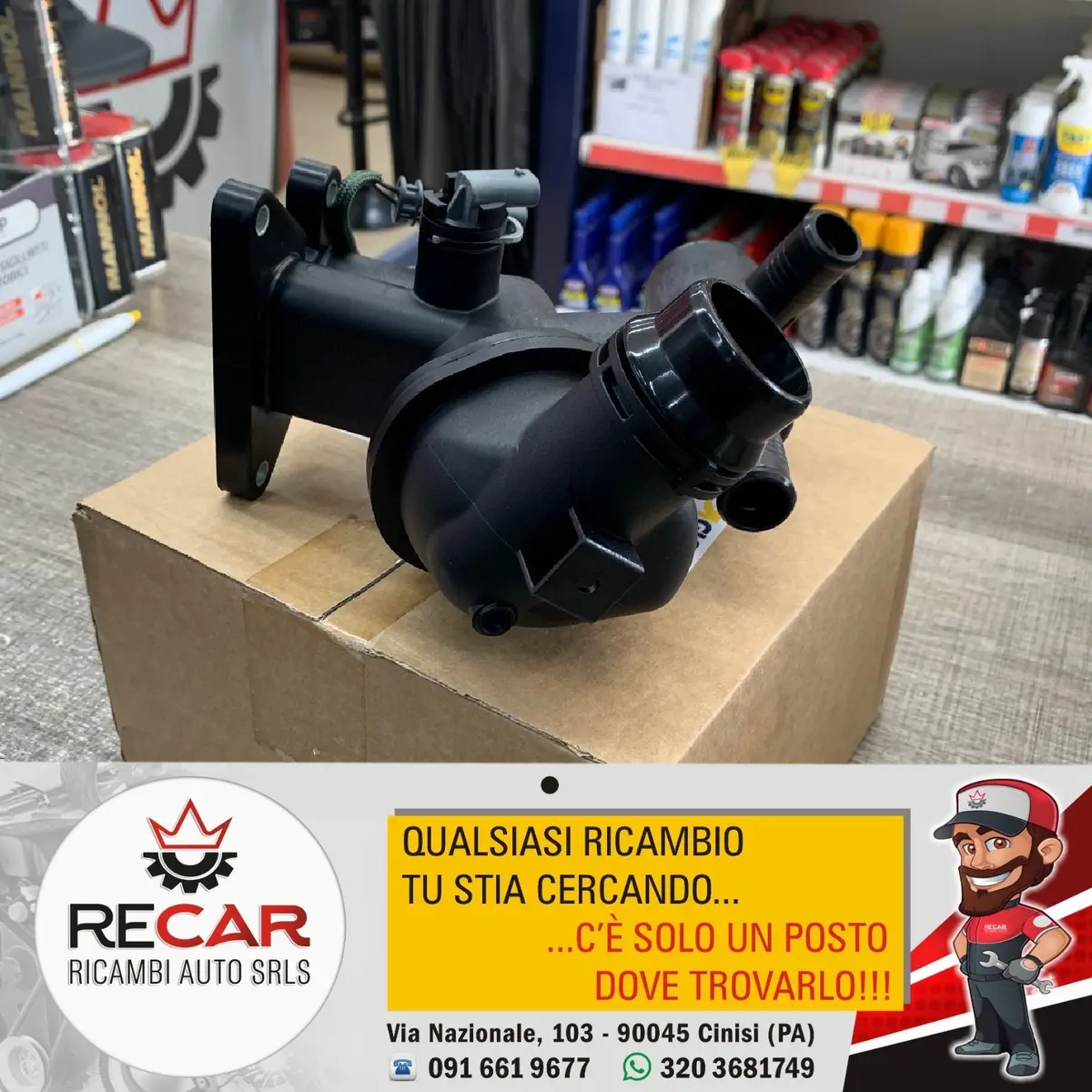 Lr105975 Flangia Termostato Land Rover Evoque Vemo V48-99-0006 1