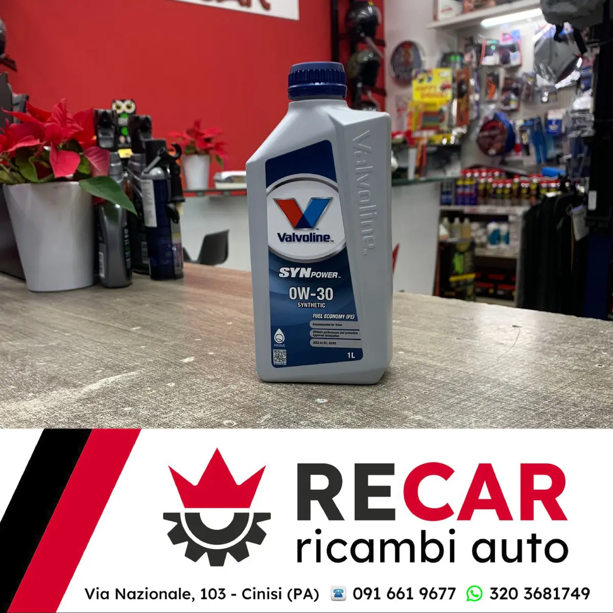 Valvoline Synpower, Fe Olio Motore 0W30 1