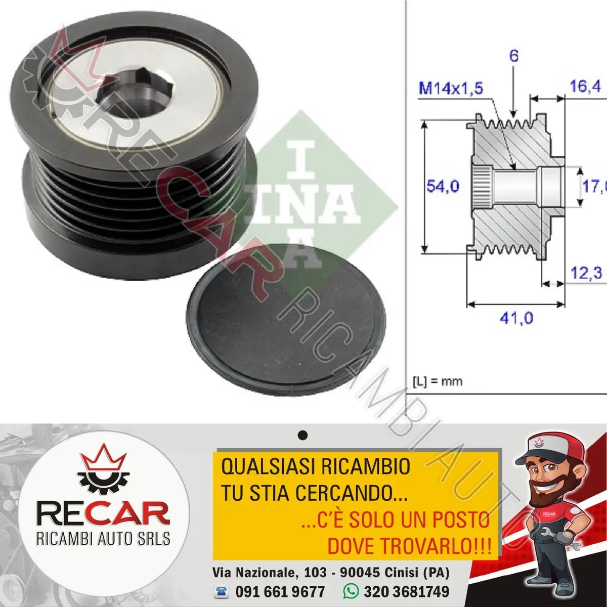 Puleggia Alternatore Jeep Compass 1