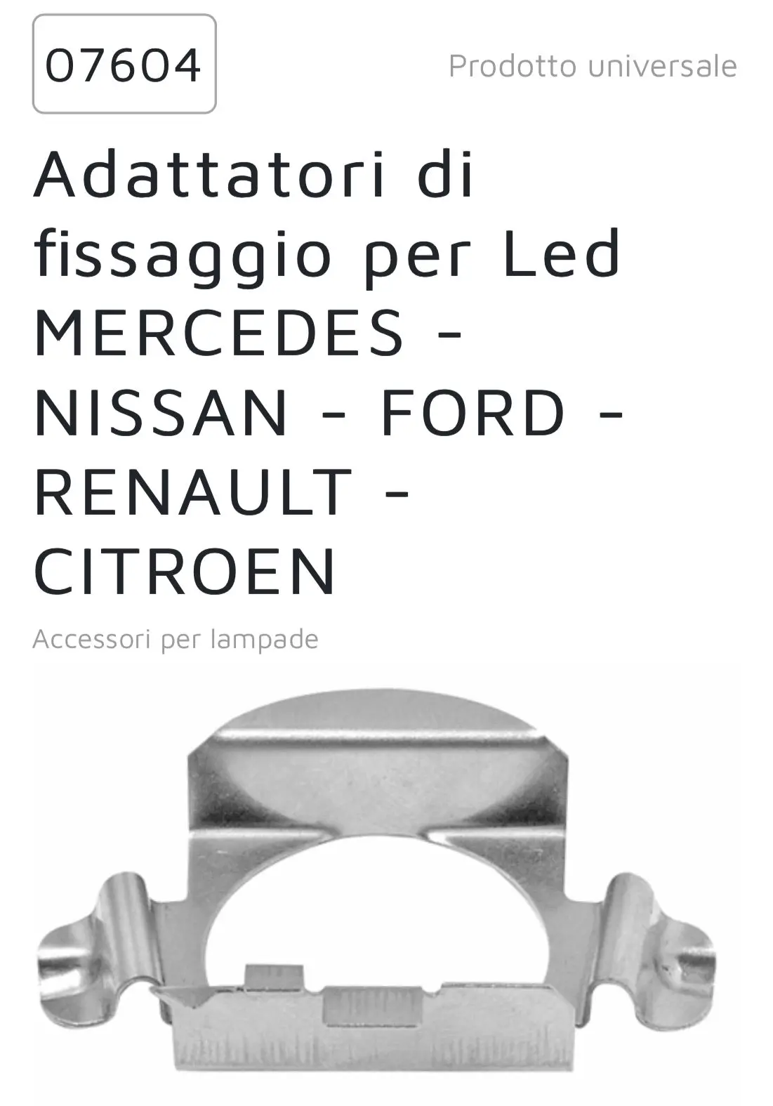 Kit Coppia Adattatori Led 07604 1