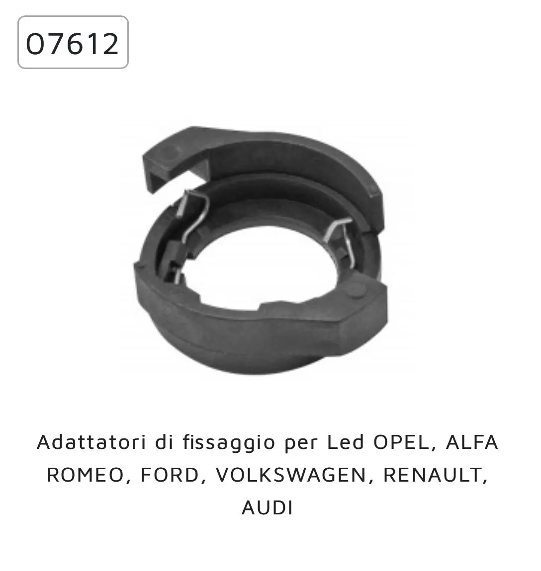 Kit Coppia Adattatori Led 07612 1
