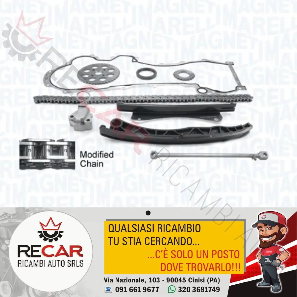 Kit Distribuzione 1.3 Mjt Magneti Marelli Modificato 341500000111 1