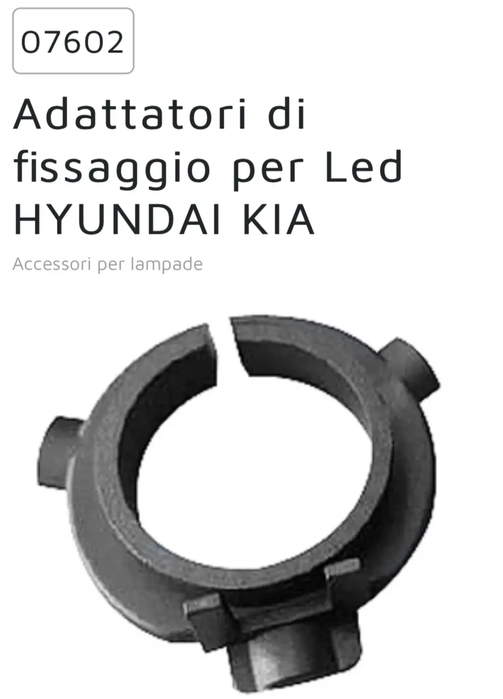 Kit Coppia Adattatori Led 07602 1