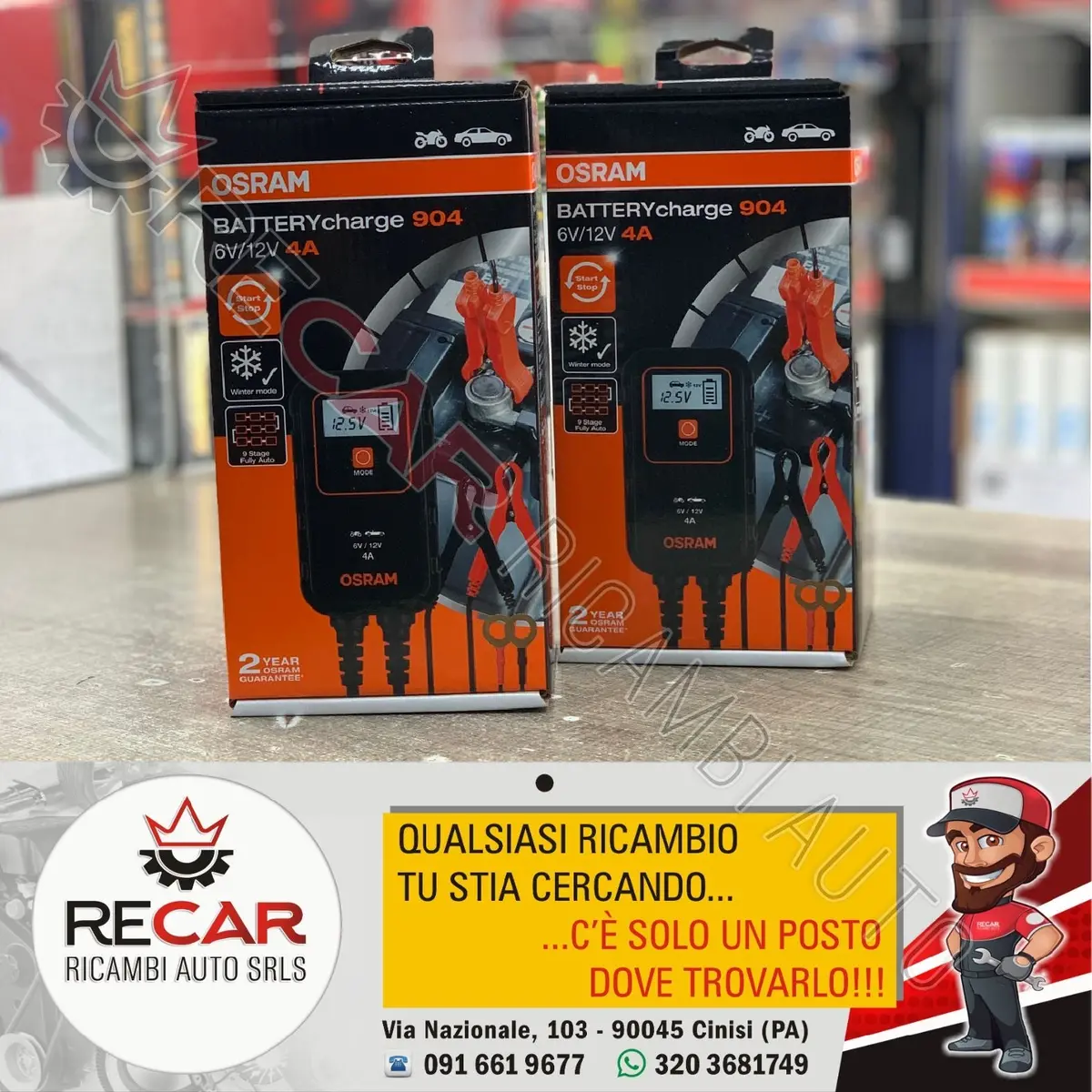 Battery  Charge  904 Osram 1