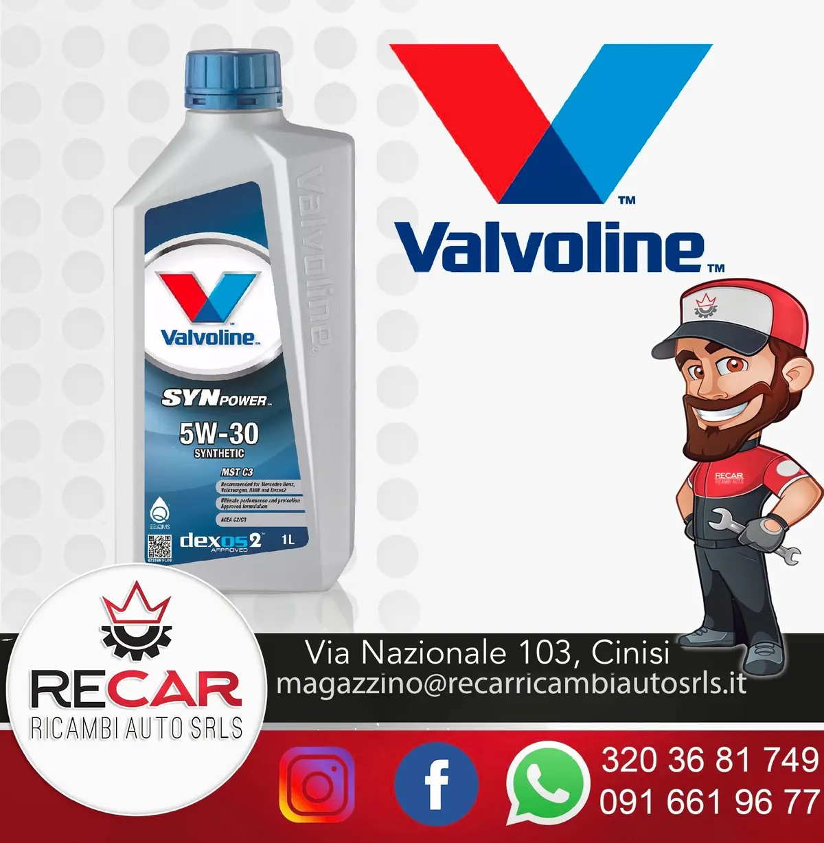Valvoline 5W30 Dexos2 1