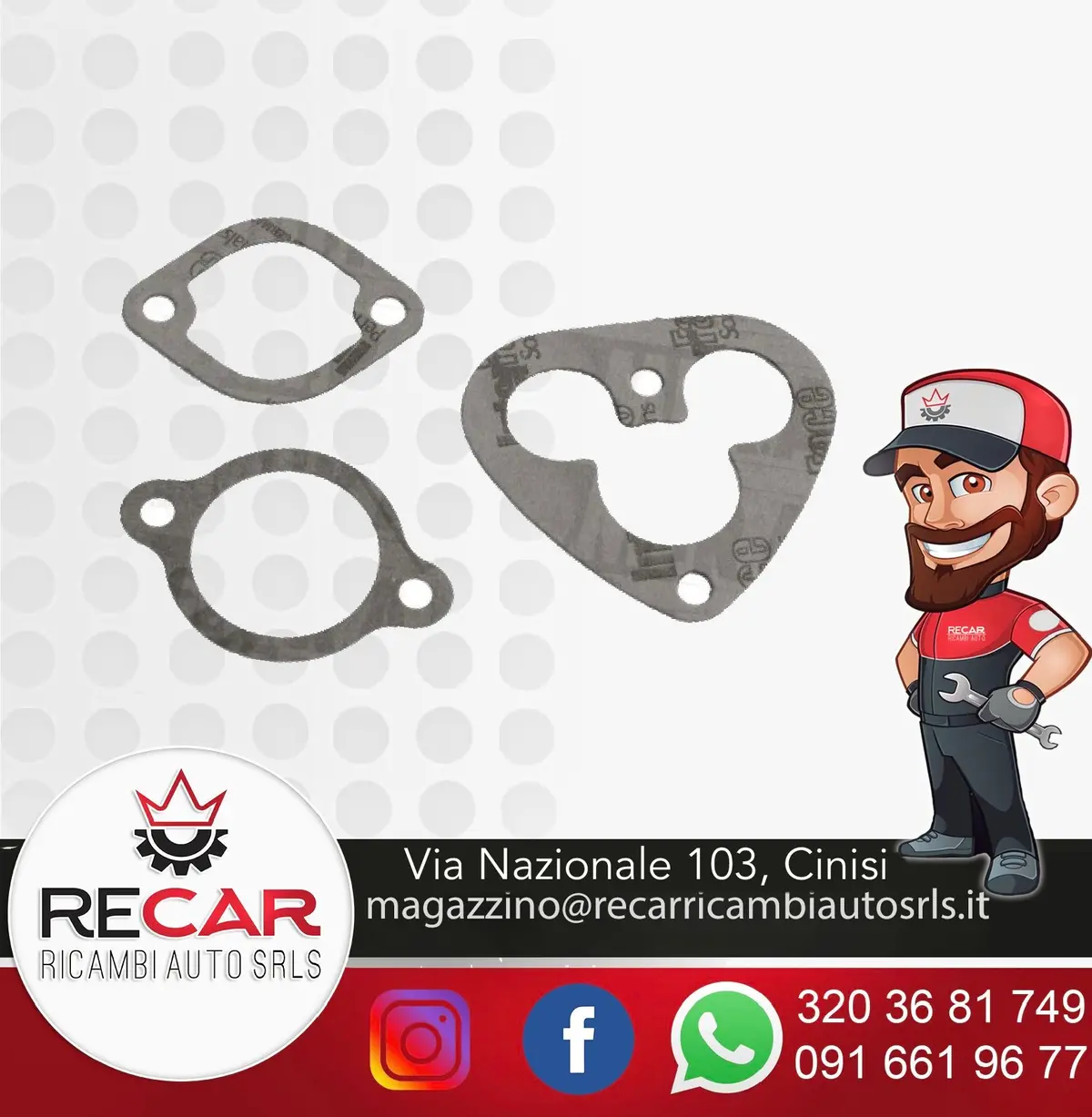 40/1832 	Kit Guarnizioni Distanziale E Collettore Carburatore 1