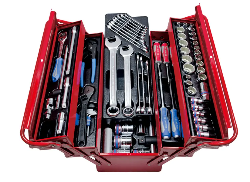 Caja De Herramientas Plegable 20" 77 Piezas | King Tony 1