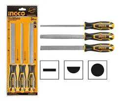 Limas Para Afilar 8" (3 Piezas) | Ingco 1