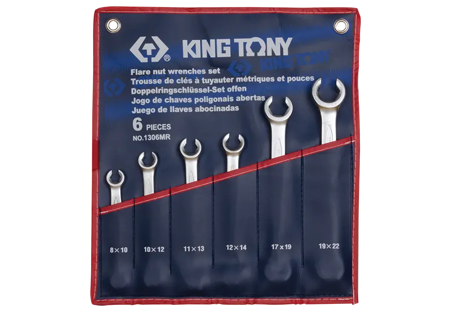 Juego De Llave Abocinada 8-22 Mm 6 Piezas | King Tony 1