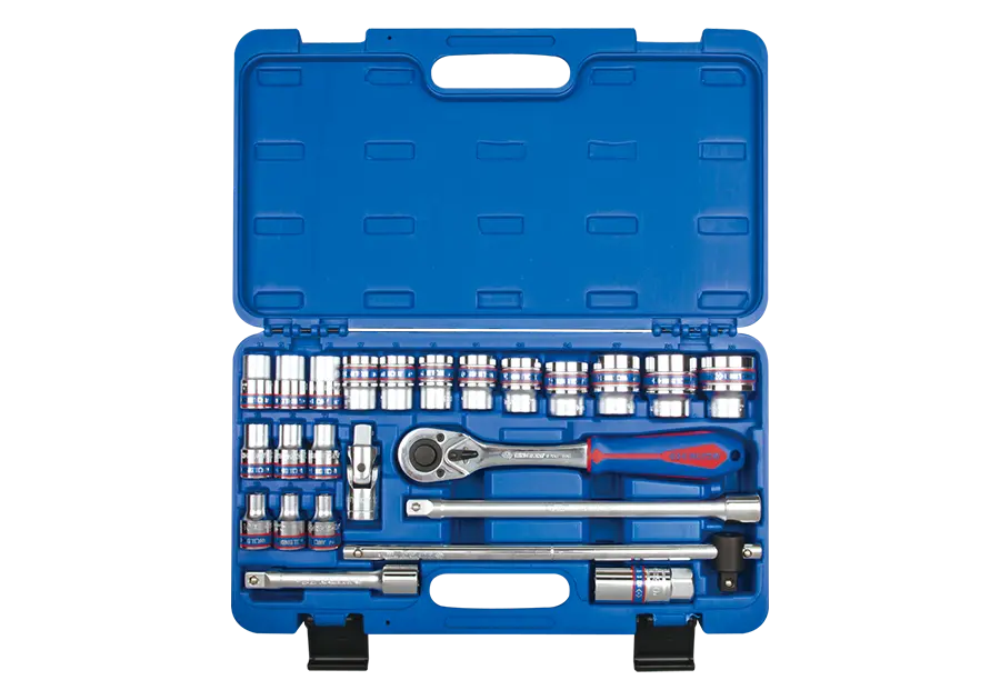 Juego De Socket 1/2" 8-32 Mm 12 Puntas 24 Piezas | King Tony 1