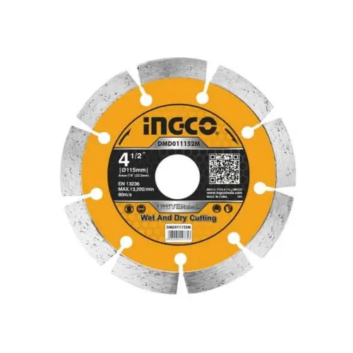 Disco Corte Para Concreto 4-1/2" (Set 10 Piezas) | Ingco 1