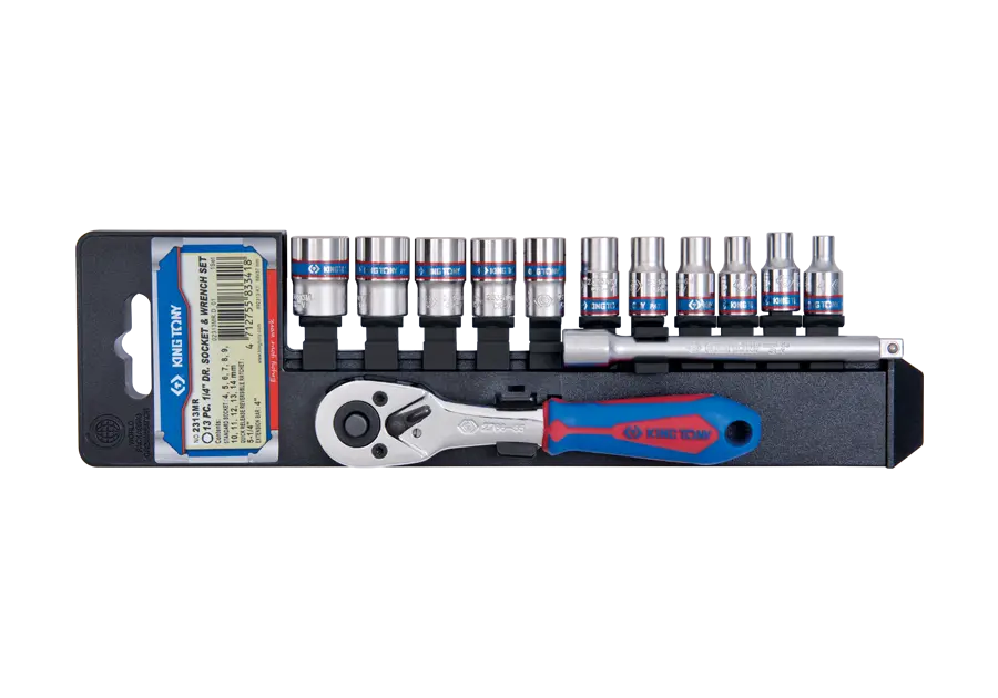 Juego De Socket 1/4" 4-14 Mm 13 Piezas | King Tony 1