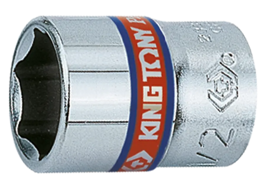 Socket Corto 1/4" X 1/2" 6 Puntas | King Tony 1