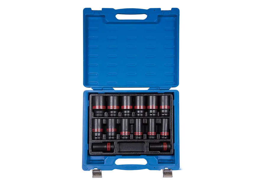 Juego De Socket Impacto Largo 3/4" 3/4"-1-5/8" 14 Piezas | King Tony 1