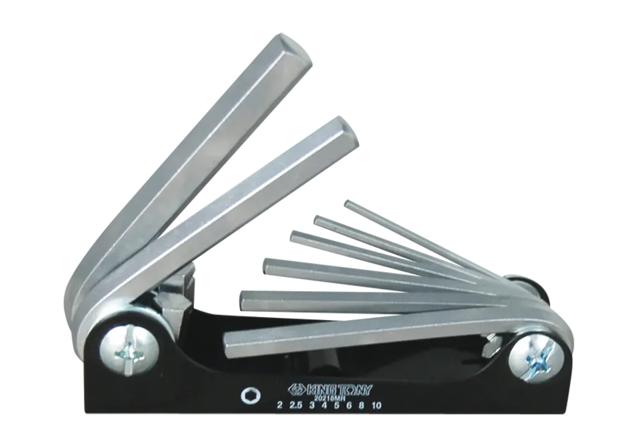 Juego De Llave L 8 Piezas Hex Plegable 2-10 Mm | King Tony 1