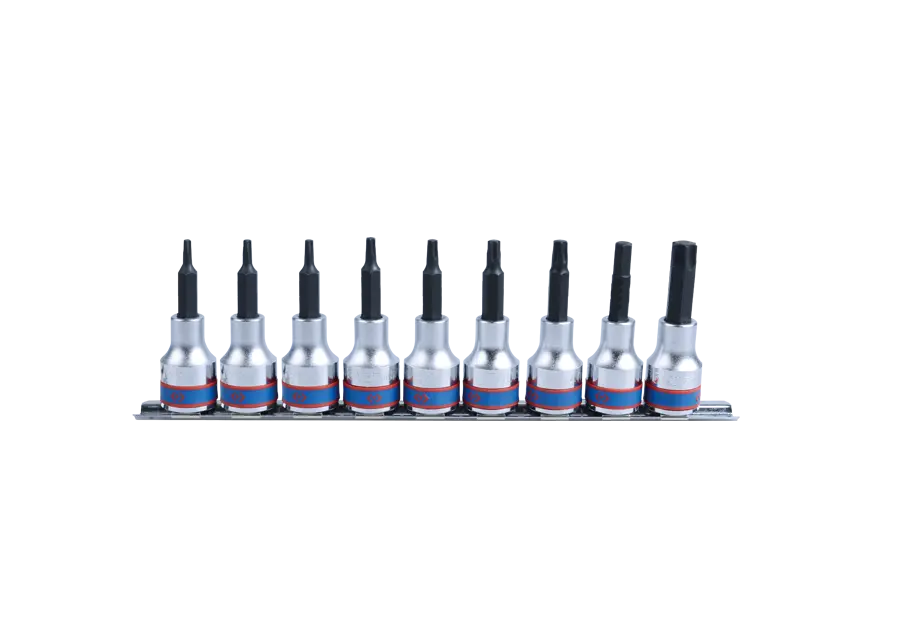 Juego De Socket Torx Macho Largo 1/2" T20-T60 9 Piezas | King Tony 1