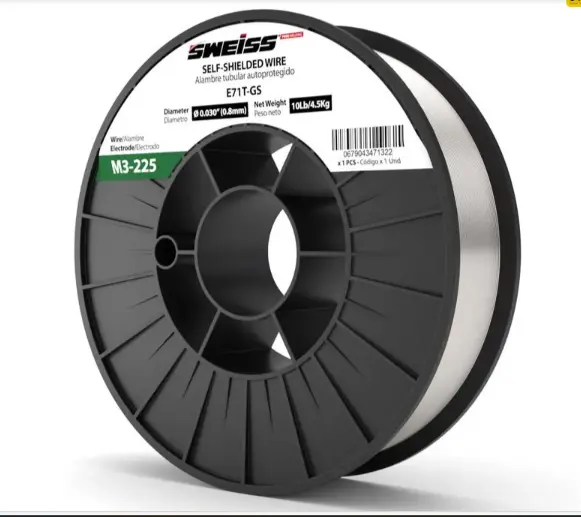 Rollo Soldadura Acero Al Carbón Fluxcore (Sin Gas) 0.030" O 0.8 Mm 10 Libras Sweiss | Genérico 1