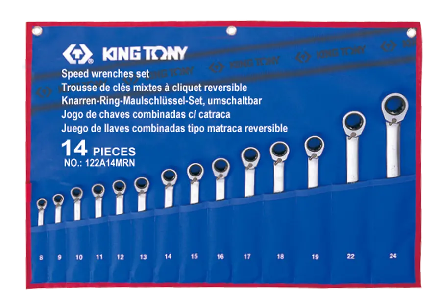 Juego De Llave Combinada Rápida 14 Piezas 8-24 Mm | King Tony 1