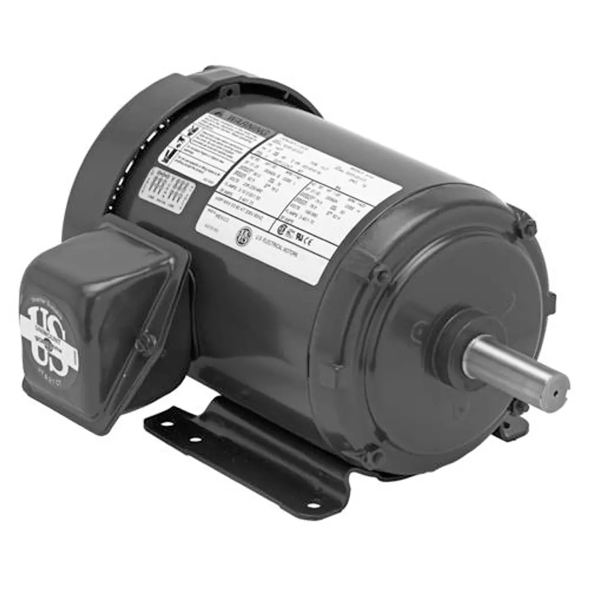 Motor Electrico Trifasico 2 Hp, 1800 Rpm, Frame 56C, Ac 230/460 V, Tefc | Us Motors 1