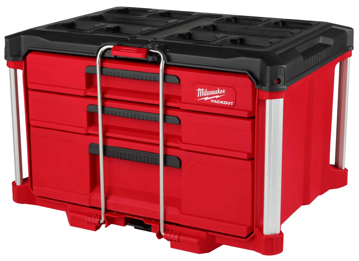 Packout Caja De Herramientas De 3 Cajones De Profundidad Múltiple | Milwaukee 1