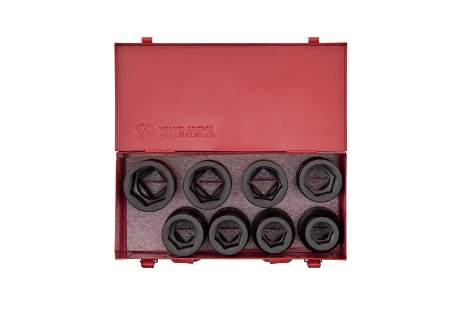 Juego De Socket De Impacto Corto 1" 15/16"-1-5/8" 8 Piezas | King Tony 1