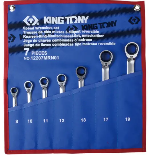 Juego De Llave Combinada Rápida 7 Piezas 8-19 Mm | King Tony 1