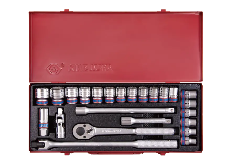 Juego De Socket 1/2" 10-32 Mm 12 Puntas 24 Piezas | King Tony 1