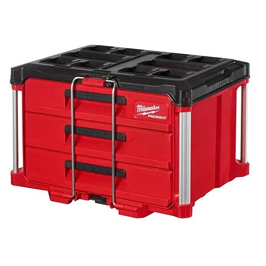 Packout 3 Gavetas Tool Box | Milwaukee 1