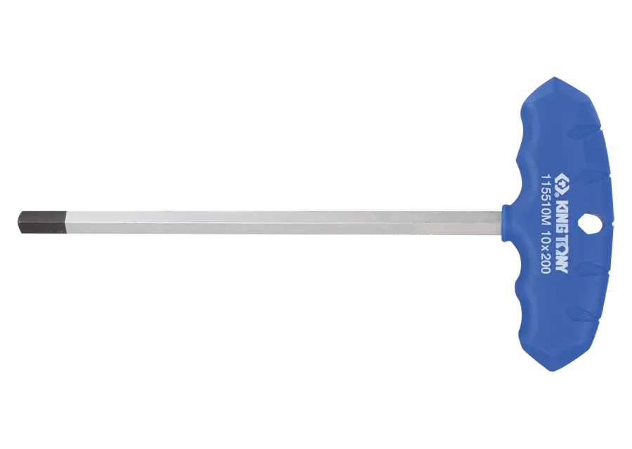Llave L Cabeza Hexagonal Con Manubrio 10 X 200 Mm | King Tony 1