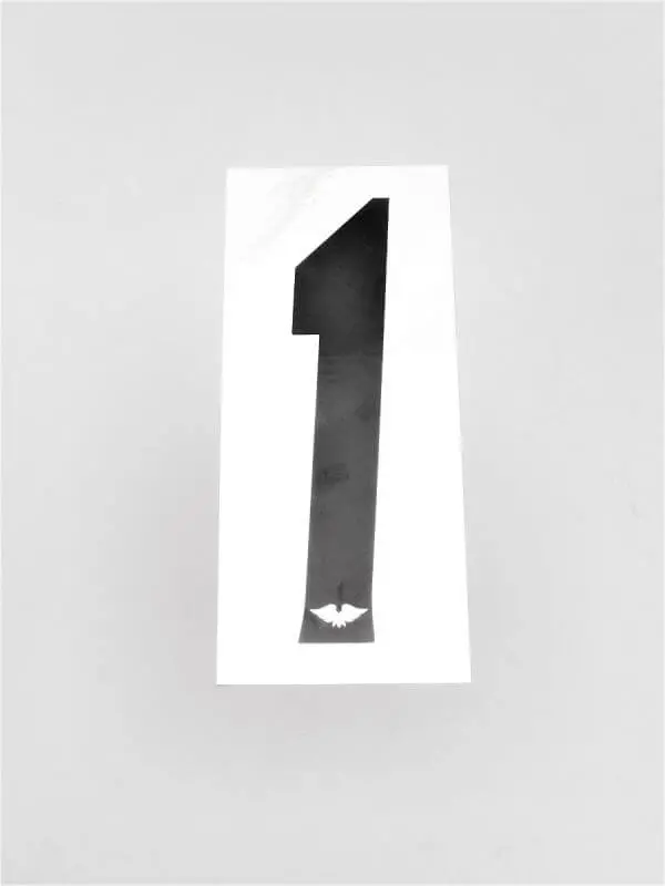Fa Kart | Number Sticker Kr 1