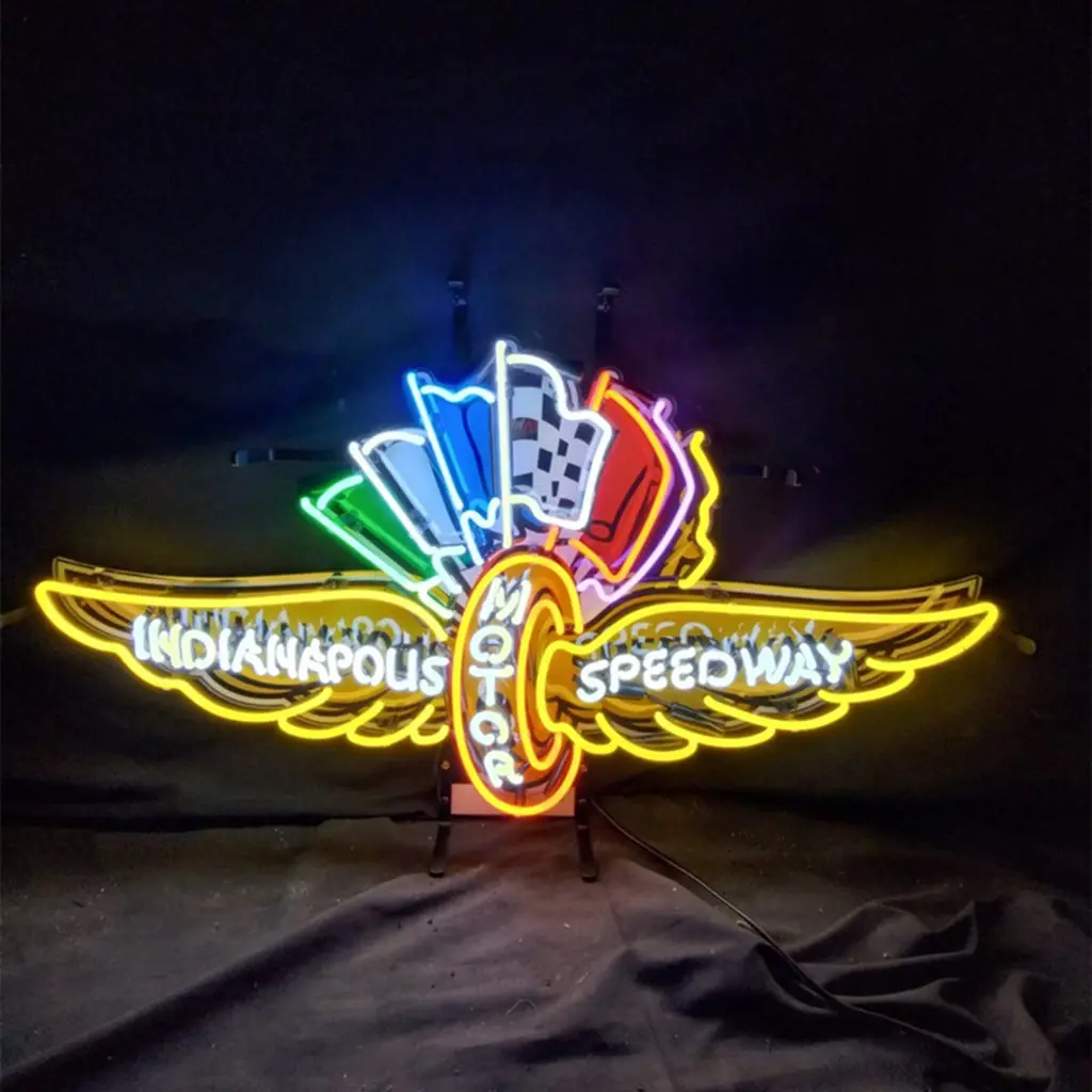 Indianapous Motor Speedway Neon Sign Light 1