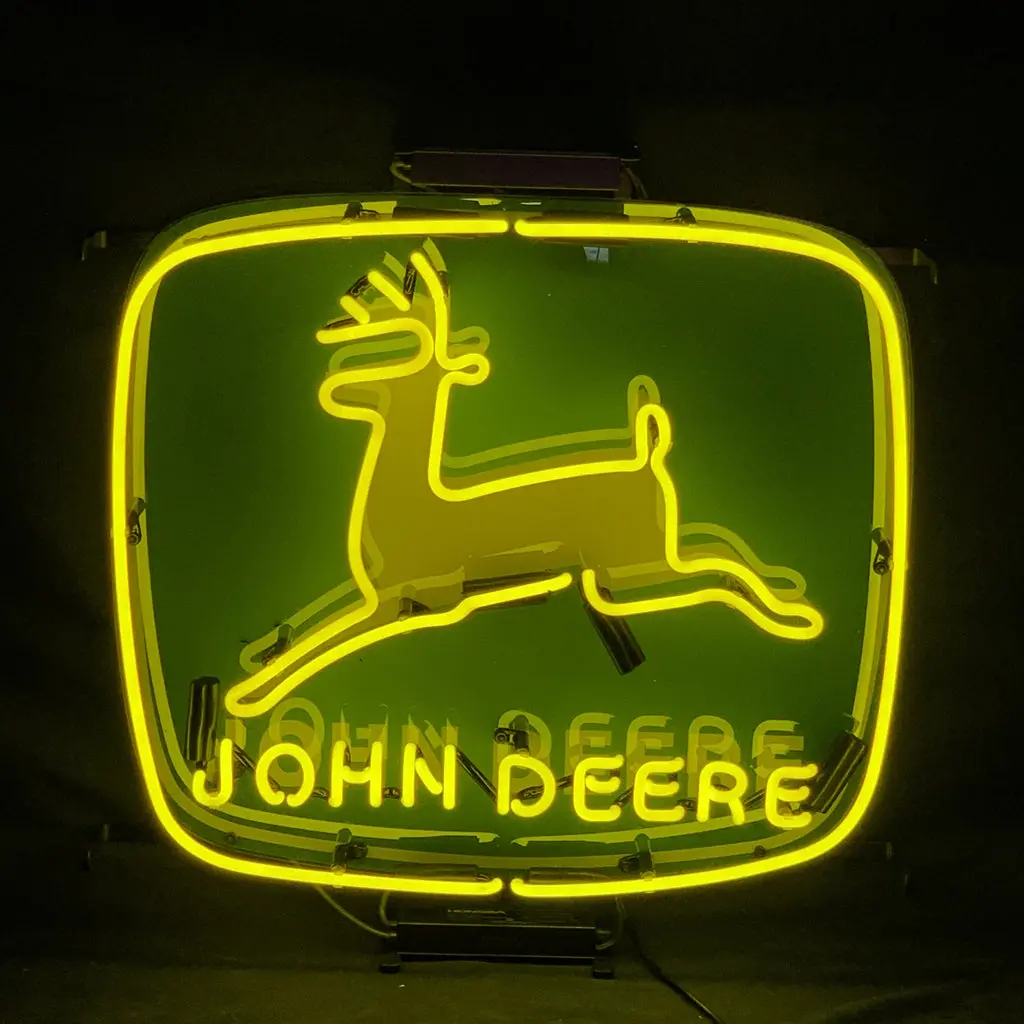 John Deere Neon Signs Light 1