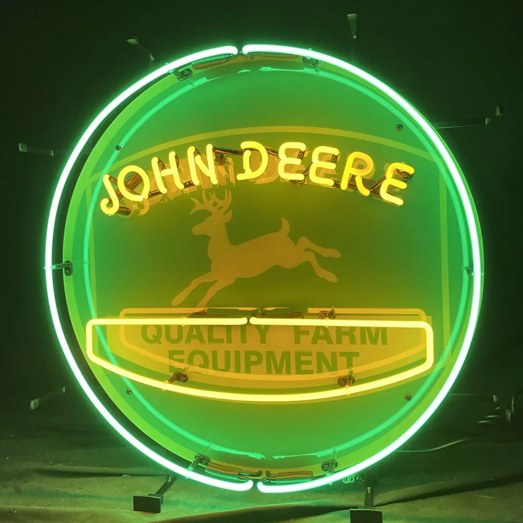 John Deere Quality Farm Equipment Neon Signs 1