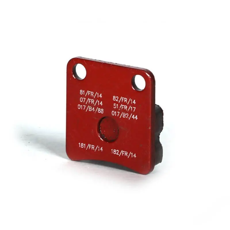 Fa Kart | Front Brake Pad Kz Red / Rear Mini 1