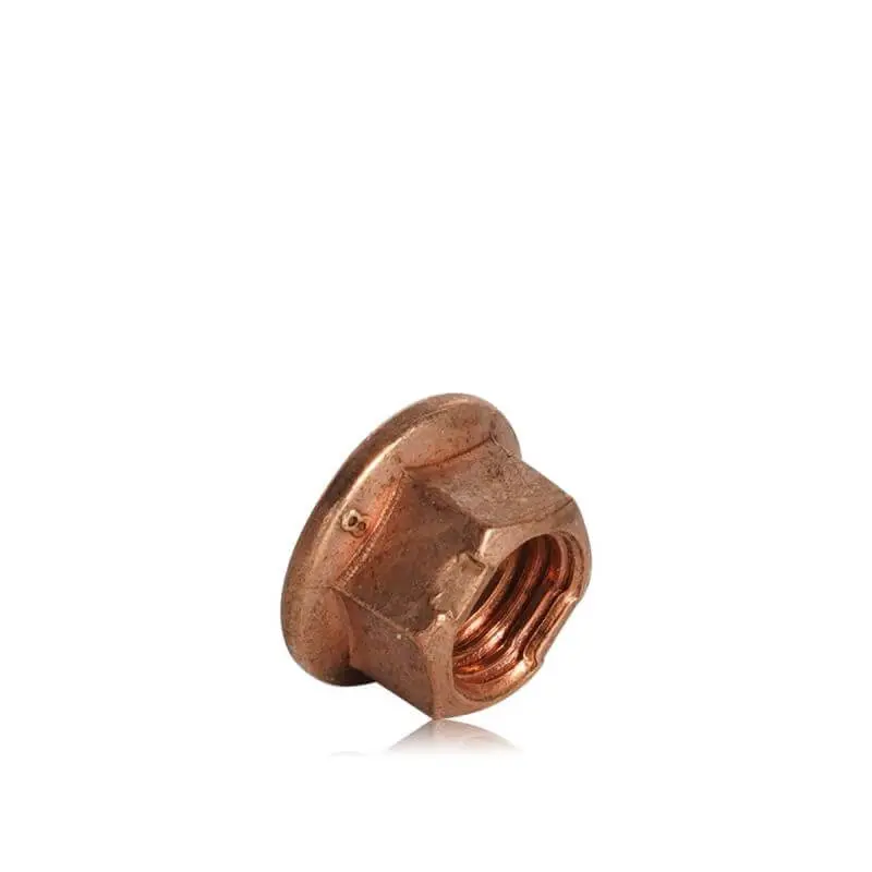 Fa Kart | Locking Kart Wheel Nut - Flanged M8 Esa 10Mm | Copper & Magnessium 1