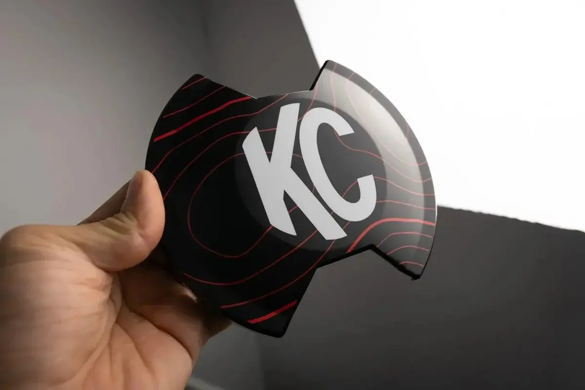 Kc Hilites 8" Slimlite Led Cover Topo Overlays - Universal 1