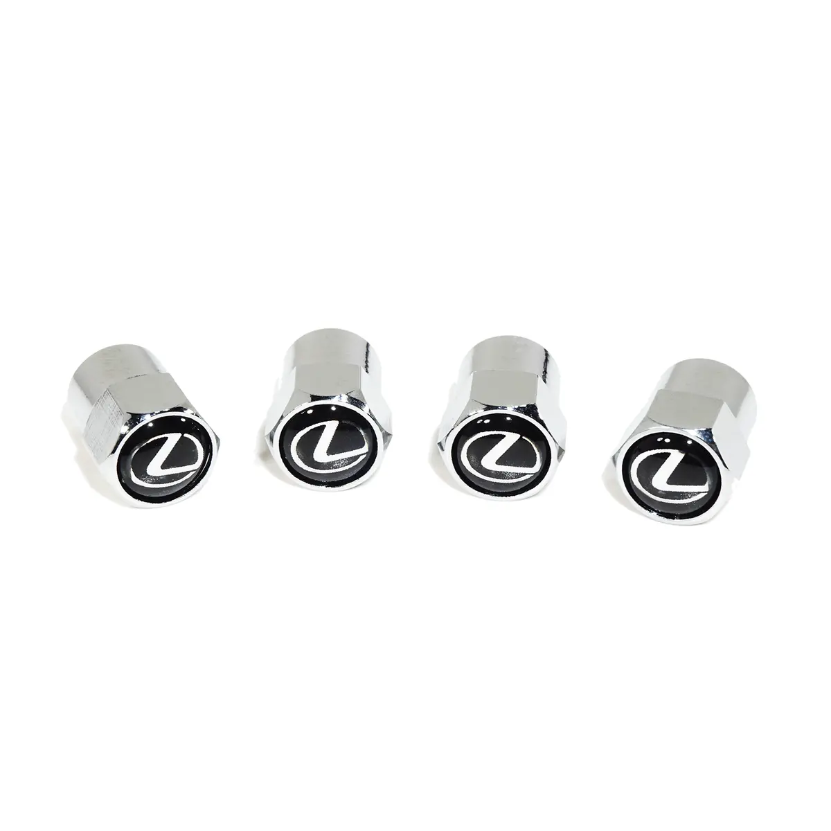 Chrome Valve Stem Tire Caps, Style: Lexus 1