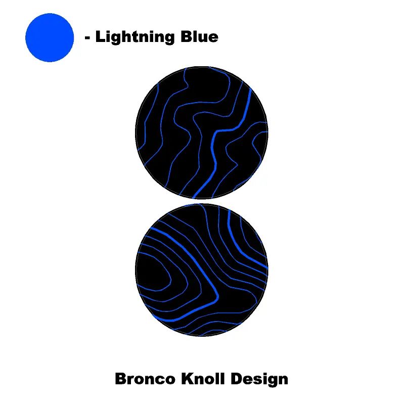 Topo Cup Holder Inserts (Printed Series + Acrylic) - 2021+ Bronco 50