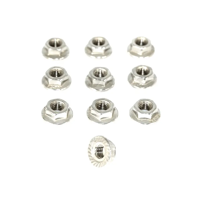 Zspec M5 Metric Flare Nuts, Sus304 Stainless Steel, 10-Pack 1