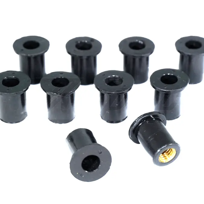 Zspec M5 Silicone-Rubber Well Nuts For Body Kits And Flares Using M5-0.8, 10-Pack 1