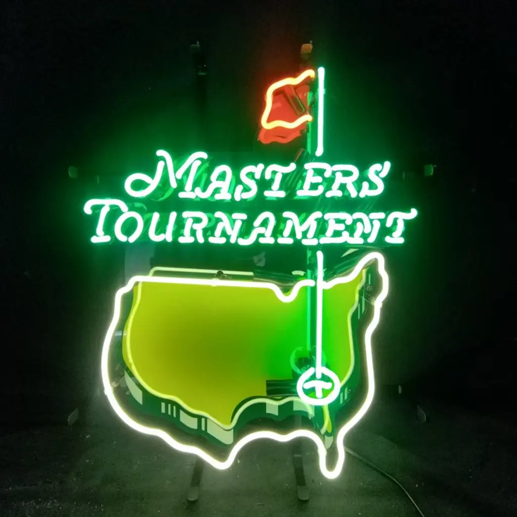 Masters Tournament Golf Logo Neon Signs Light 1