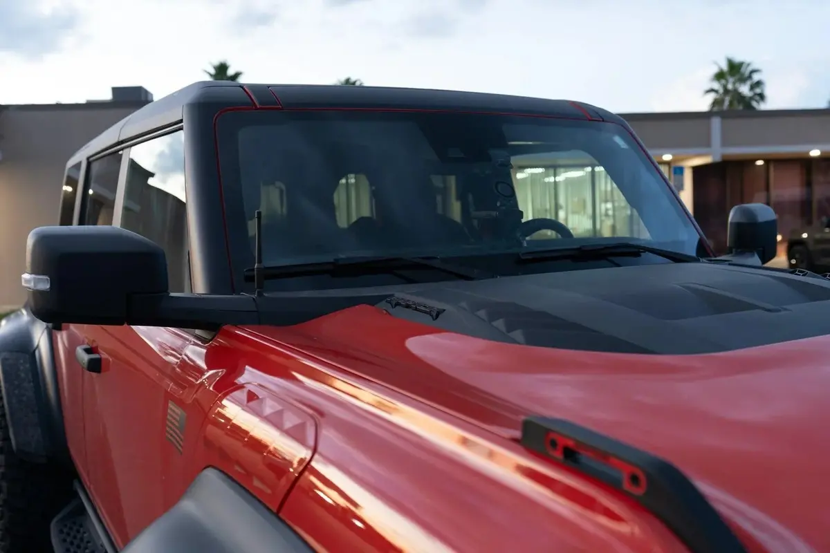 Matte Window Frame Black Out Kit - 2021+ Bronco 1