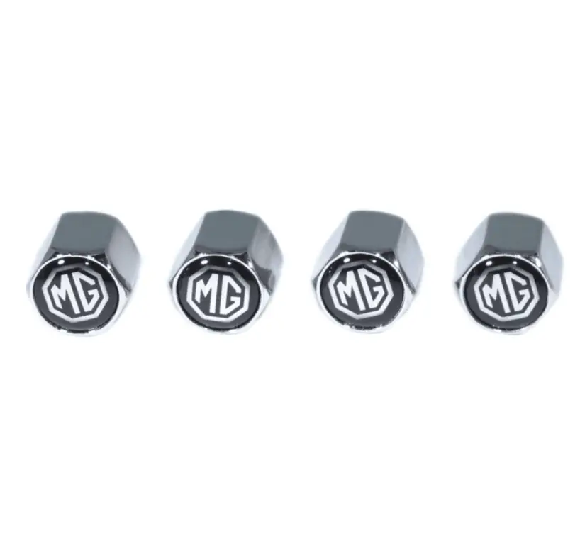 Chrome Valve Stem Tire Caps, Style: Mg 1