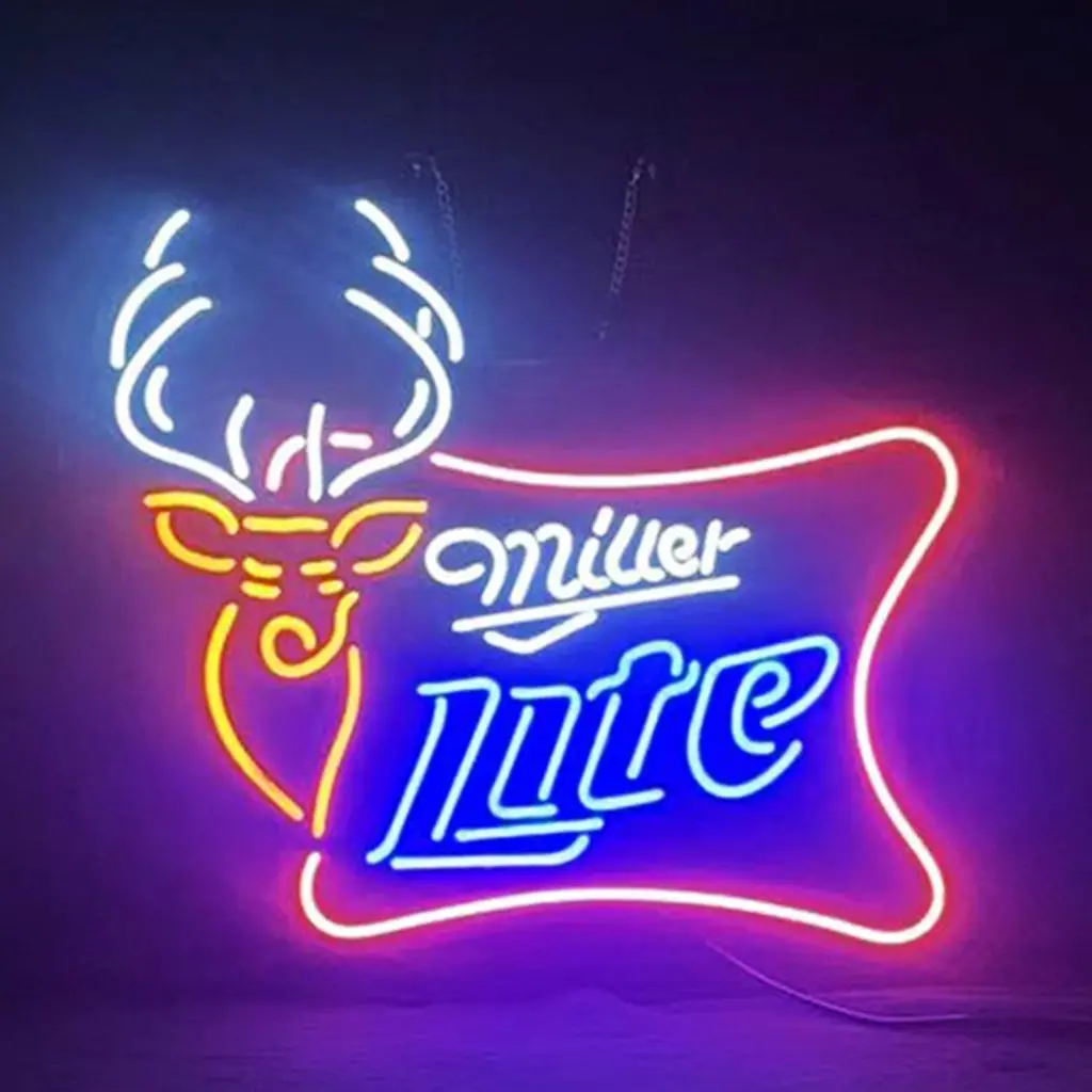 Miller Lite Deer Neon Signs 1