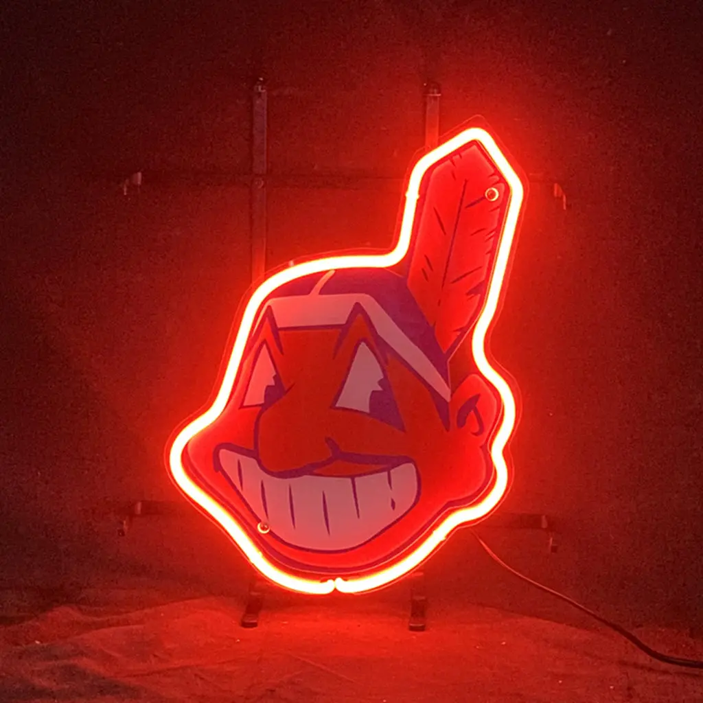 Mlb Cleveland Indians Neon Sign Light 1