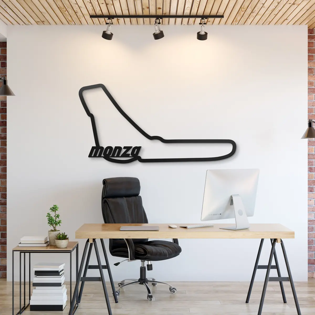 Monza Formula 1 Metal Circuit Wall Art - Mt1054 1