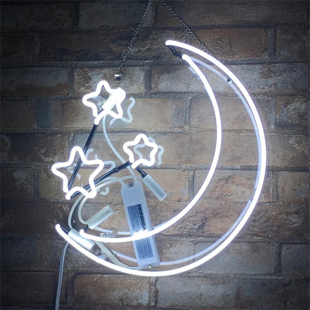 Moon And Stars Neon Light Sign 1