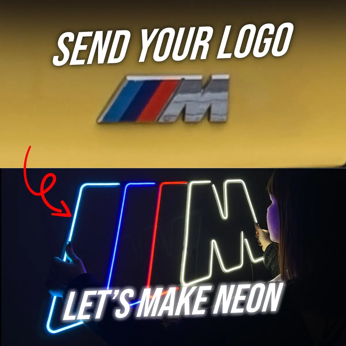 Your Personalized Logo Metal Neon Wall Art - Mtn0068 4