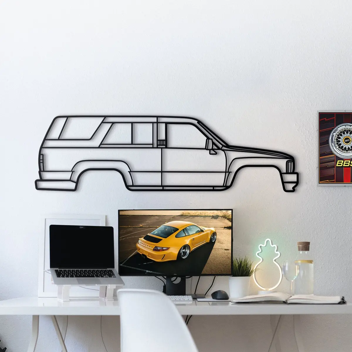 1984 4Runner 1St Gen (N60) Metal Car Wall Art - Mt0201 8